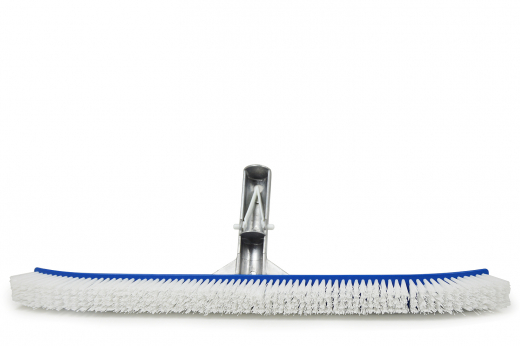 PoolOK 42cm Aluminium Beckenb?rste mit gebogenen Ecken